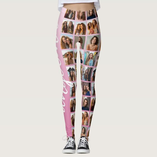 Erstellen Sie eine benutzerdefinierte FotoCollage Leggings (Vorderseite)