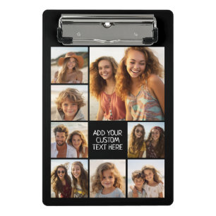 Erstellen Sie eine benutzerdefinierte Fotocollage Mini Klemmbrett