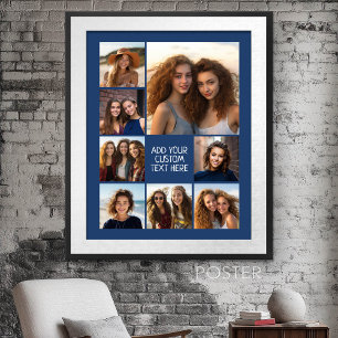 Erstellen Sie eine benutzerdefinierte Fotocollage  Poster
