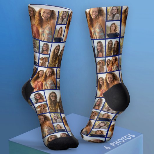 Erstellen Sie eine benutzerdefinierte FotoCollage  Socken