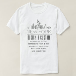 Erstellen Sie eine benutzerdefinierte New York, Ne T-Shirt