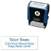 Erstellen Sie eine Blue-Self-Inking-Briefmarke mit Permastempel (Beispiel)