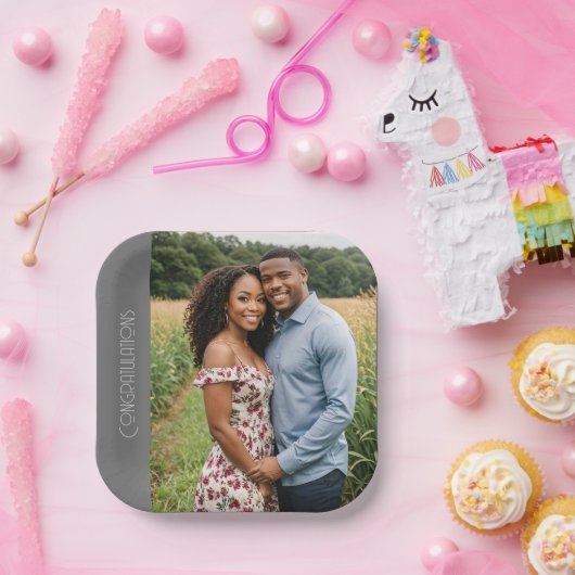 Erstellen Sie eine eigene Foto-Papierplatte für be Pappteller (Party)