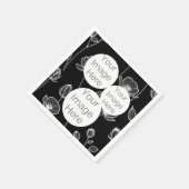 Erstellen Sie eine eigene Foto-Textvorlage Mohn-Bl Serviette (Ecke)