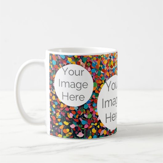 Erstellen Sie eine eigene Papiertextvorlage für da Kaffeetasse (Links)