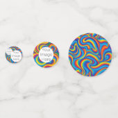 Erstellen Sie eine eigene Papiertextvorlage für da Konfetti (Rückseiten)