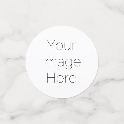 Erstellen Sie eine eigene Papiertextvorlage für da Konfetti (Klein Vorderseite)