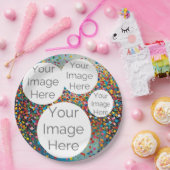 Erstellen Sie eine eigene Papiertextvorlage für da Pappteller (Party)