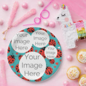 Erstellen Sie eine eigene Papiertextvorlage für da Pappteller (Party)