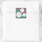 Erstellen Sie eine eigene Papiertextvorlage für da Quadratischer Aufkleber (Tasche)