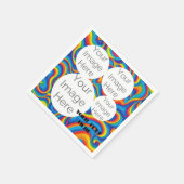 Erstellen Sie eine eigene Papiertextvorlage für da Serviette (Ecke)