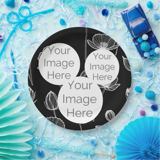 Erstellen Sie eine eigene Papiervorlage für das Fo Pappteller (Party)