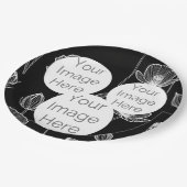 Erstellen Sie eine eigene Papiervorlage für das Fo Pappteller (Schrägansicht)