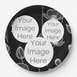 Erstellen Sie eine eigene Papiervorlage für das Fo Pappteller