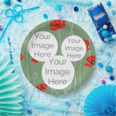 Erstellen Sie eine eigene Papiervorlage für das Fo Pappteller (Party)