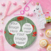 Erstellen Sie eine eigene Papiervorlage für das Fo Pappteller (Party)