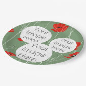 Erstellen Sie eine eigene Papiervorlage für das Fo Pappteller (Schrägansicht)