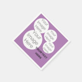 Erstellen Sie eine eigene Papiervorlage für den Fo Serviette (Ecke)