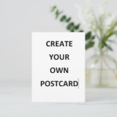 ERSTELLEN SIE EINE EIGENE POSTKARTE (Stehend Vorderseite)