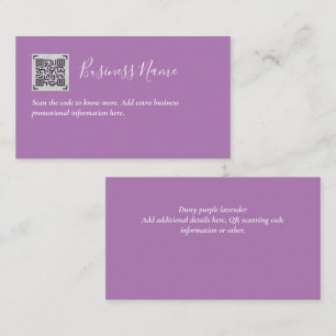 Erstellen Sie eine eigene QR Code Business Card -  Begleitkarte