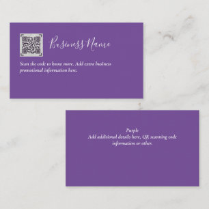 Erstellen Sie eine eigene QR Code Business Card -  Begleitkarte