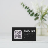 Erstellen Sie eine eigene QR Code Business Card -  Begleitkarte (Stehend Vorderseite)