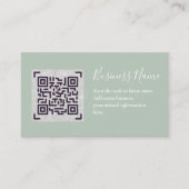 Erstellen Sie eine eigene QR Code Business Card -  Begleitkarte (Vorderseite)
