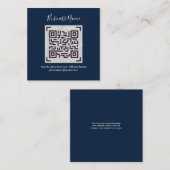 Erstellen Sie eine eigene QR Code Business Card -  Begleitkarte (Vorne/Hinten)