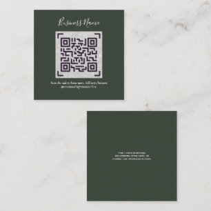 Erstellen Sie eine eigene QR Code Business Card -  Begleitkarte