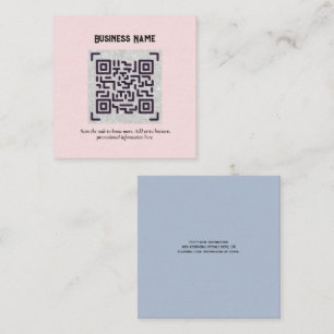 Erstellen Sie eine eigene QR Code Business Card -  Begleitkarte