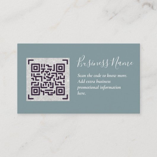 Erstellen Sie eine eigene QR Code Business Card - Begleitkarte (Vorderseite)