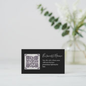 Erstellen Sie eine eigene QR Code Business Card - Begleitkarte (Stehend Vorderseite)