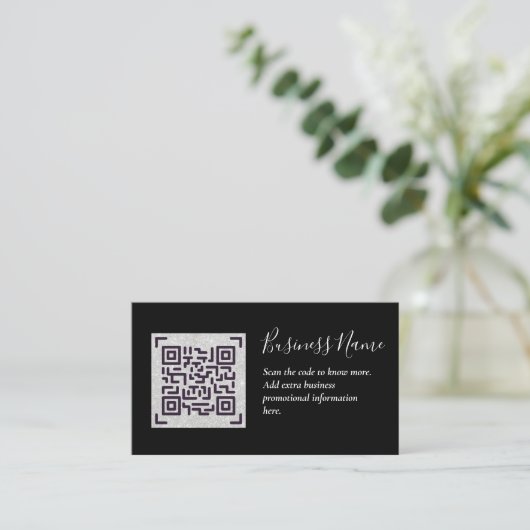 Erstellen Sie eine eigene QR Code Business Card - Begleitkarte (Stehend Vorderseite)
