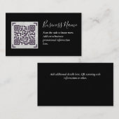 Erstellen Sie eine eigene QR Code Business Card - Begleitkarte (Vorne/Hinten)
