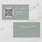 Erstellen Sie eine eigene QR Code Business Card - Begleitkarte (Vorne/Hinten)