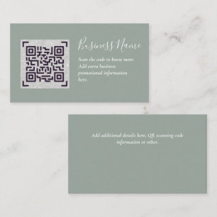 Erstellen Sie eine eigene QR Code Business Card -  Begleitkarte