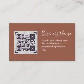 Erstellen Sie eine eigene QR Code Business Card - Begleitkarte (Vorderseite)