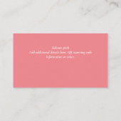 Erstellen Sie eine eigene QR Code Business Card -  Begleitkarte (Rückseite)