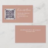 Erstellen Sie eine eigene QR Code Business Card -  Begleitkarte (Vorne/Hinten)