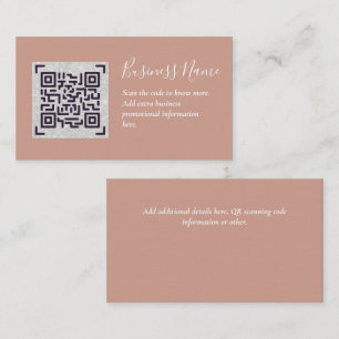 Erstellen Sie eine eigene QR Code Business Card -  Begleitkarte