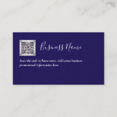 Erstellen Sie eine eigene QR Code Business Card -  Begleitkarte (Vorderseite)