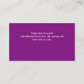 Erstellen Sie eine eigene QR Code Business Card -  Begleitkarte (Rückseite)