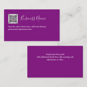 Erstellen Sie eine eigene QR Code Business Card -  Begleitkarte