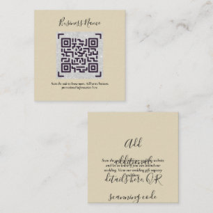 Erstellen Sie eine eigene QR Code Business Card -  Begleitkarte