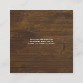 Erstellen Sie eine eigene QR Code Business Card - Begleitkarte (Rückseite)