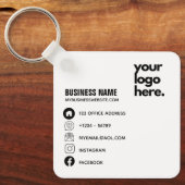 Erstellen Sie eine eigene QR-Code-Business-Logo So Schlüsselanhänger (Vorderseite)