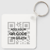 Erstellen Sie eine eigene QR-Code-Business-Logo So Schlüsselanhänger (Rückseite)