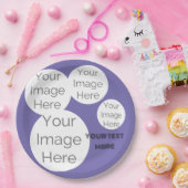 Erstellen Sie eine eigene Textvorlage für das Foto Pappteller (Party)