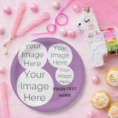 Erstellen Sie eine eigene Textvorlage für das Foto Pappteller (Party)