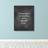 Erstellen Sie eine eigene Wandkunst aus Tafeln - M Leinwanddruck (Insitu (Holzboden))